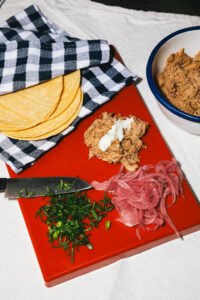 Tacos de pulled pork + 10 tortillas