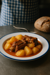 PATATAS a la RIOJANA con COSTILLAS
