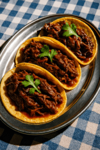 Tacos de pulled beef + 10 Tortillas