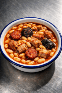 Alubias blancas con matanza