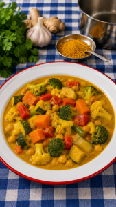 Curry de verduras