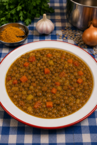 Lentejas al curry