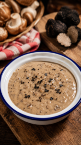 Salsa de setas y trufa