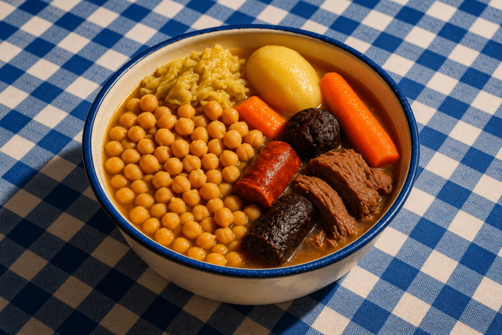 Cocido madrileño con caldito - plato preparado Matahambres