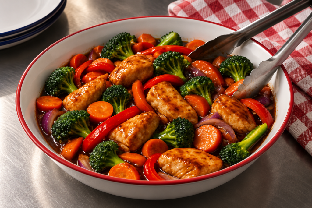 WOK DE POLLO Y VERDURAS - plato preparado Matahambres
