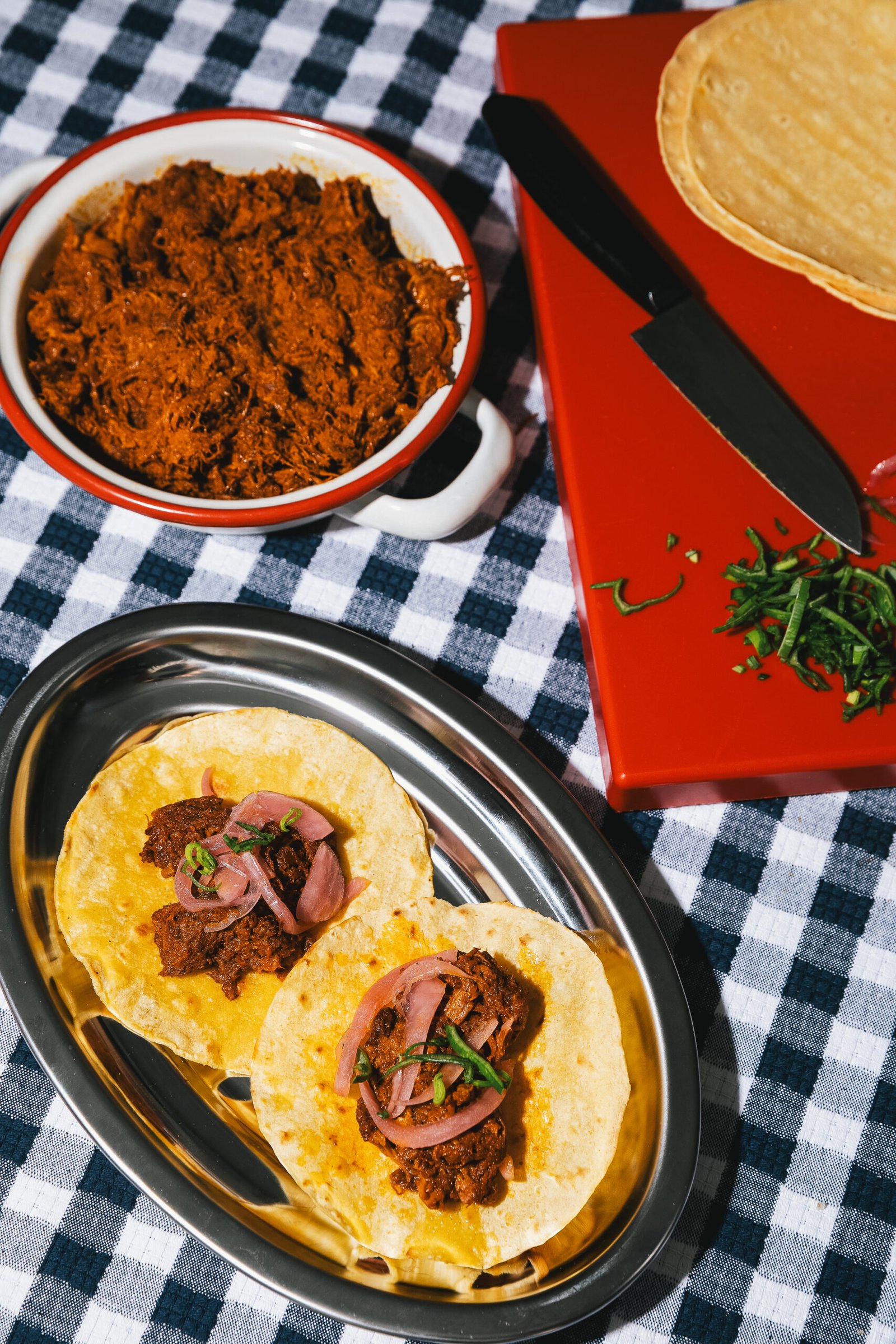 Cochinita pibil de Matahambres servida para compartir